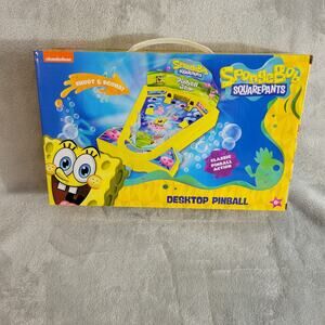 Nip nickelodeon SpongeBob square pants desktop pinball game kids toy pineapple